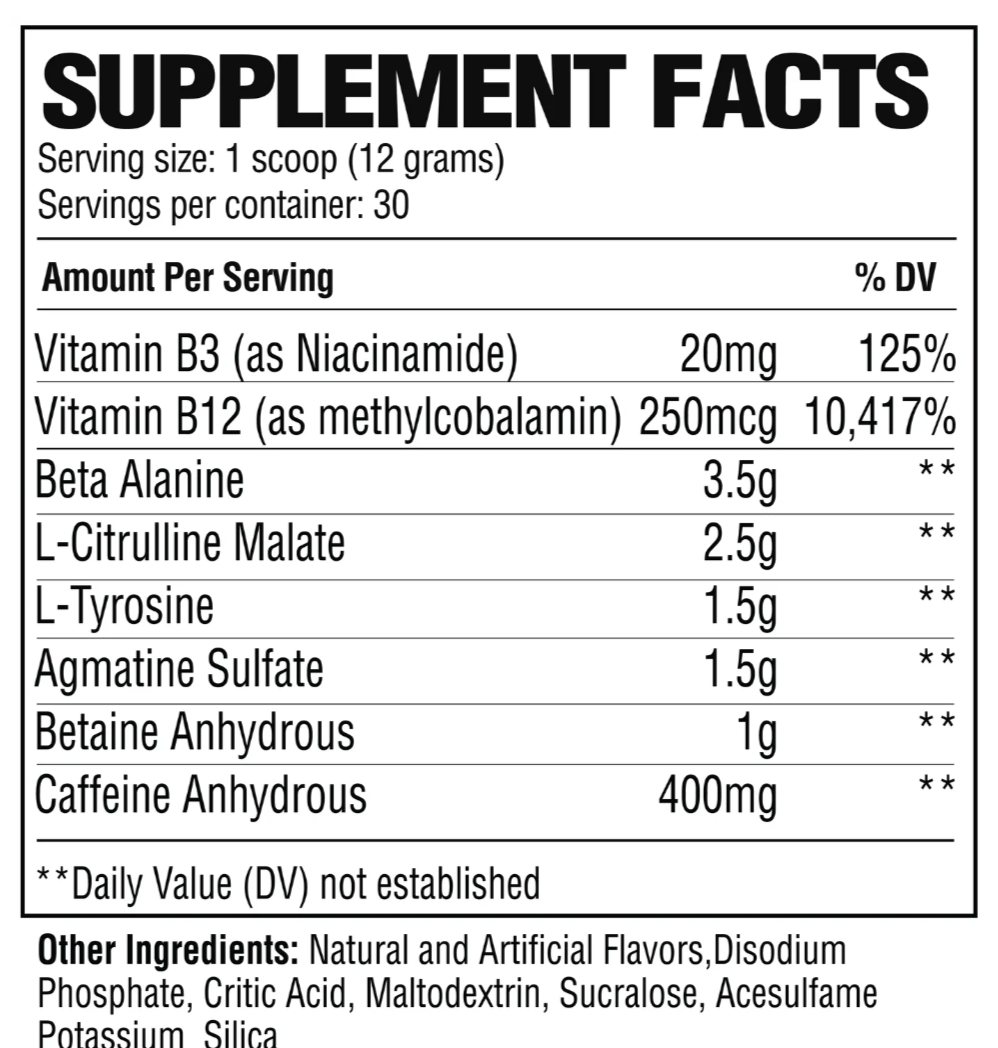 RAW NUTRITION PRE Extreme